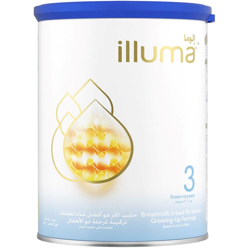 Back Image for Wyeth Illuma HMO Stage 3 1-3 Years Super Premium Milk Powder 400g