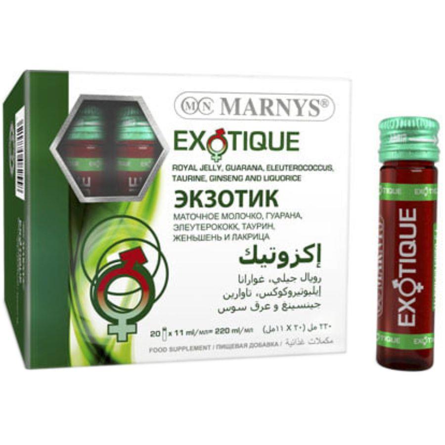 Marnys Exotique Royal Jelly + Ginseng 11ml Vials For Energy, Pack of 20's