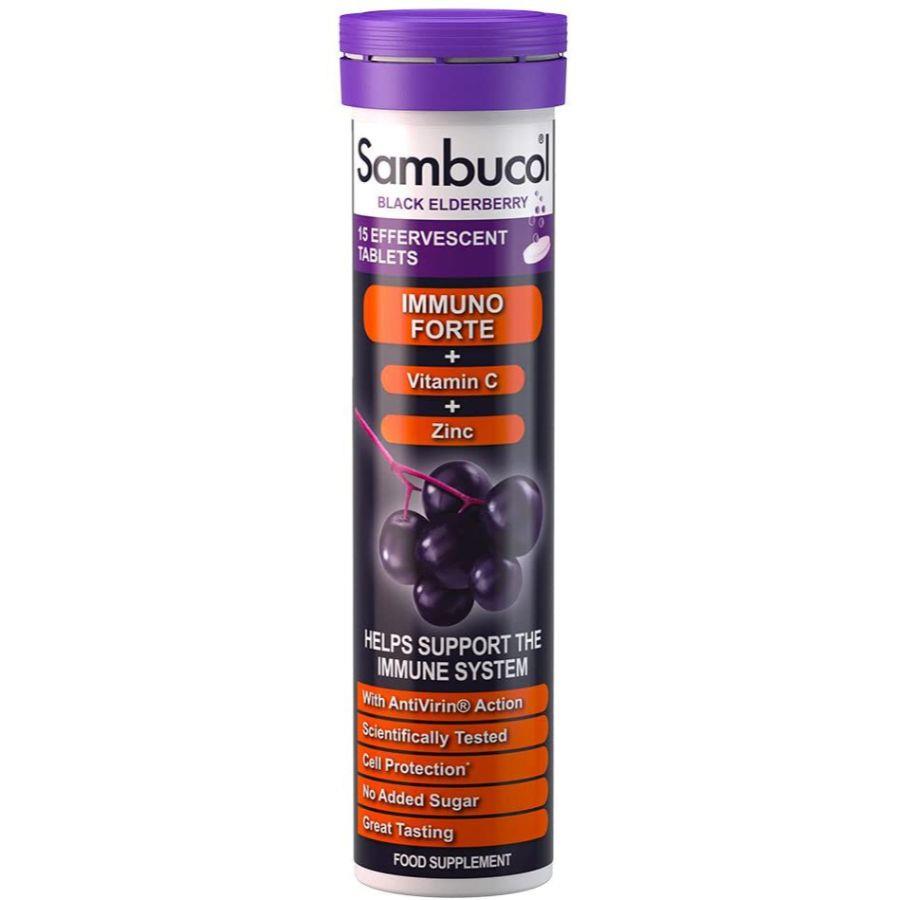 Product Image for Sambucol Black Elderberry Immuno Forte Effervescent Tablets 15's