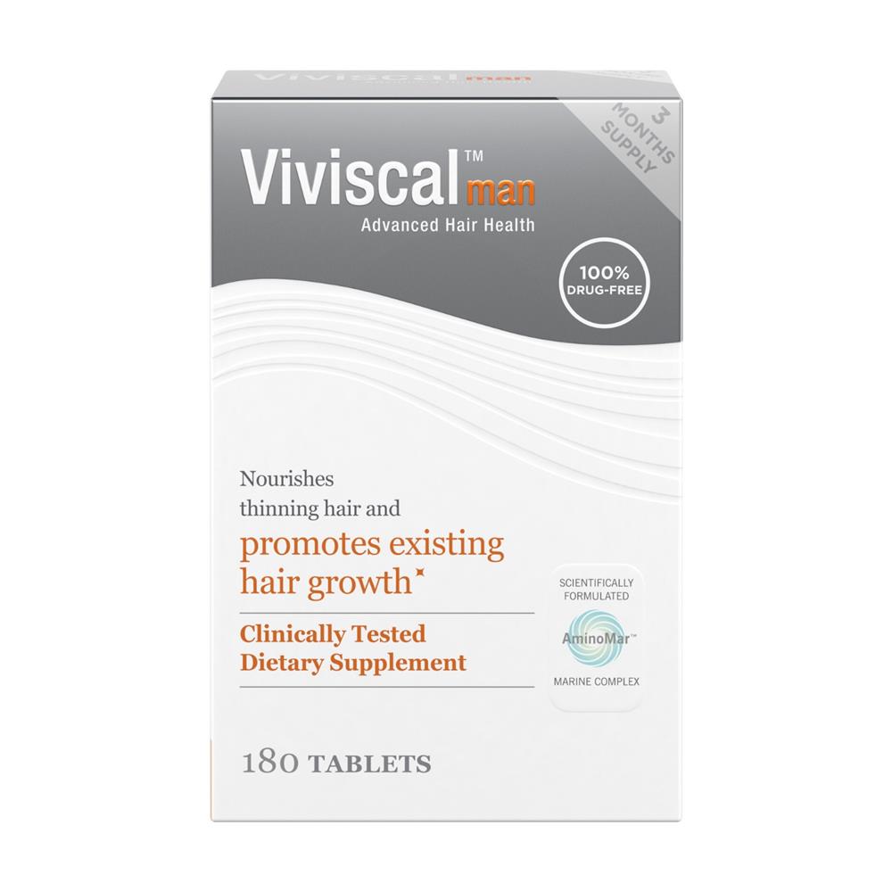 Back Image for Viviscal Man Supplement Tablets 180's