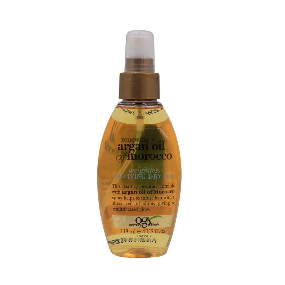 Back Image for Ogx Renewing+Argan Oil of Morocco Weightless Reviving Dry Oil 118ml