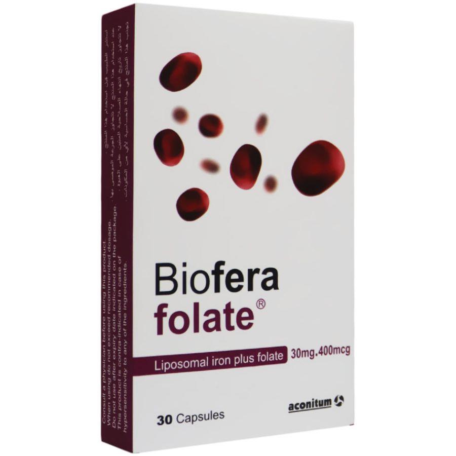 Back Image for Biofera Folate 30mg Capsules 30's
