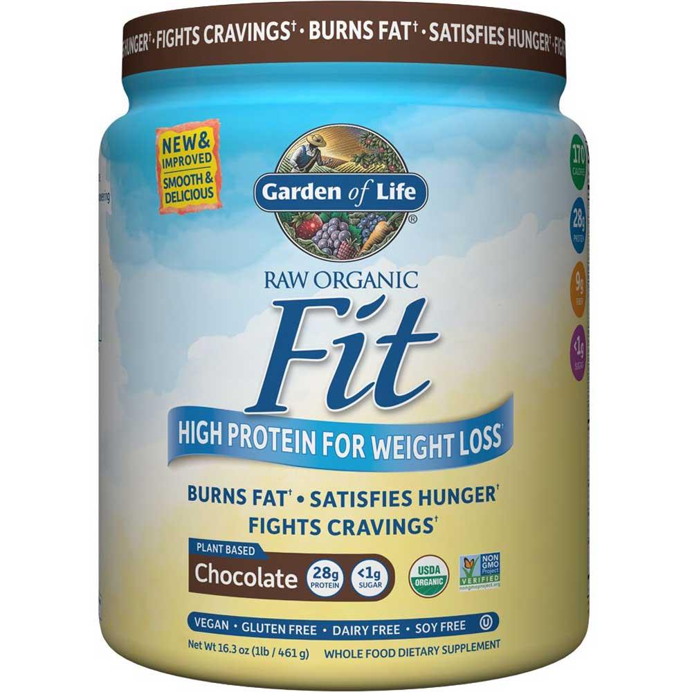 Garden Of Life Raw Organic Fit Protein Powder Chocolate Cacao 461g