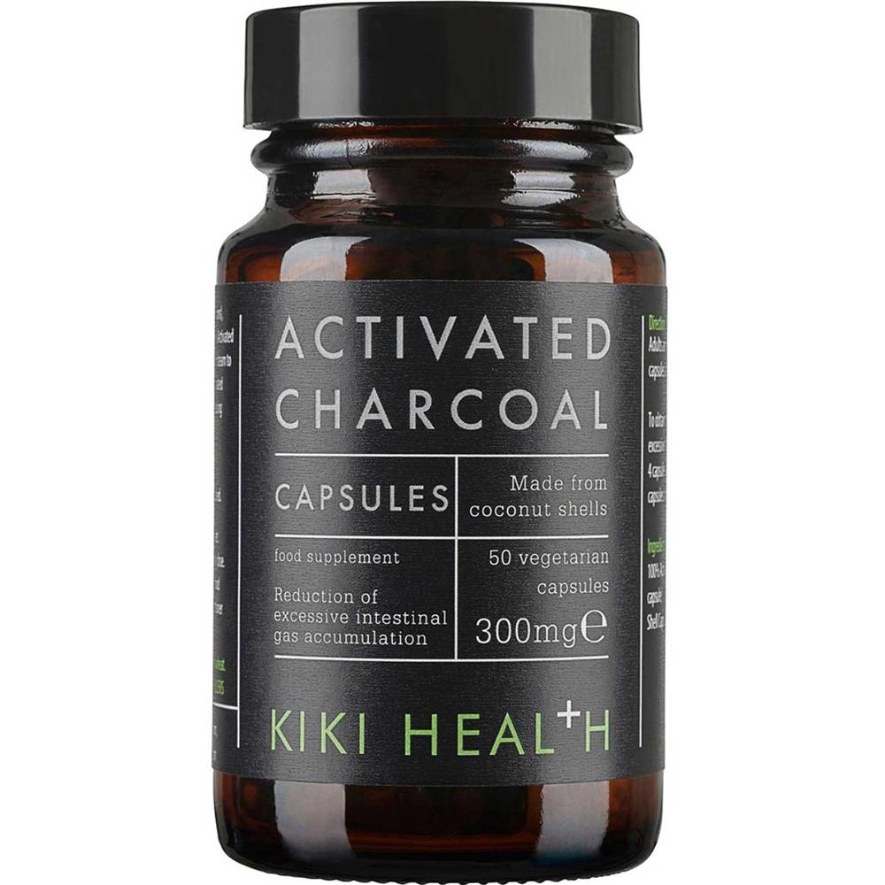 Kiki Health Activated Charcoal Capsules 50's