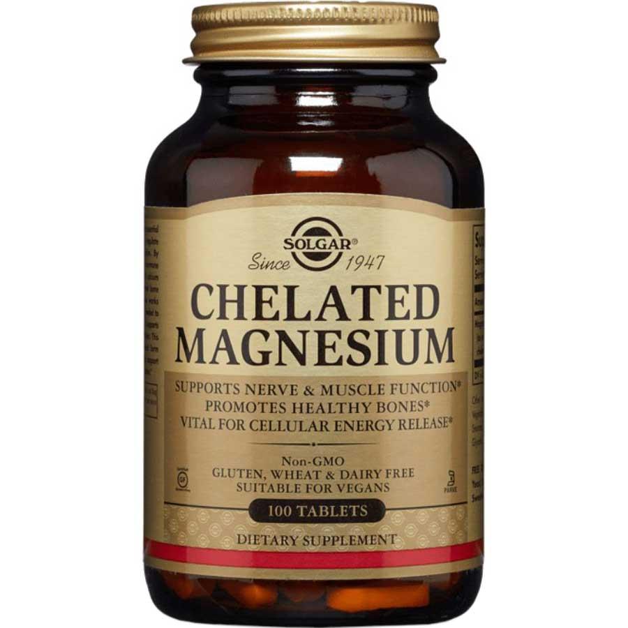 Solgar Chelated Magnesium Tablets 100's