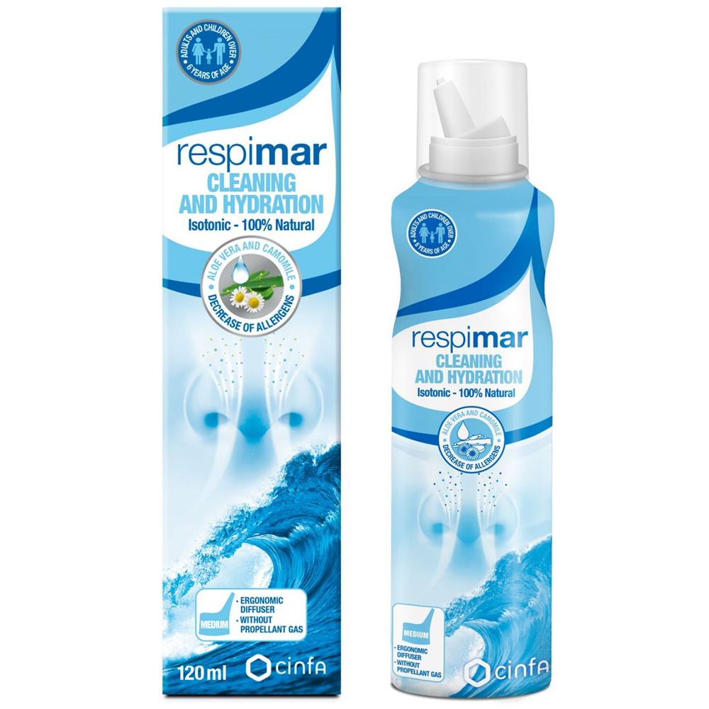 Back Image for Respimar Cleaning & Hydration Medium Spray 120ml