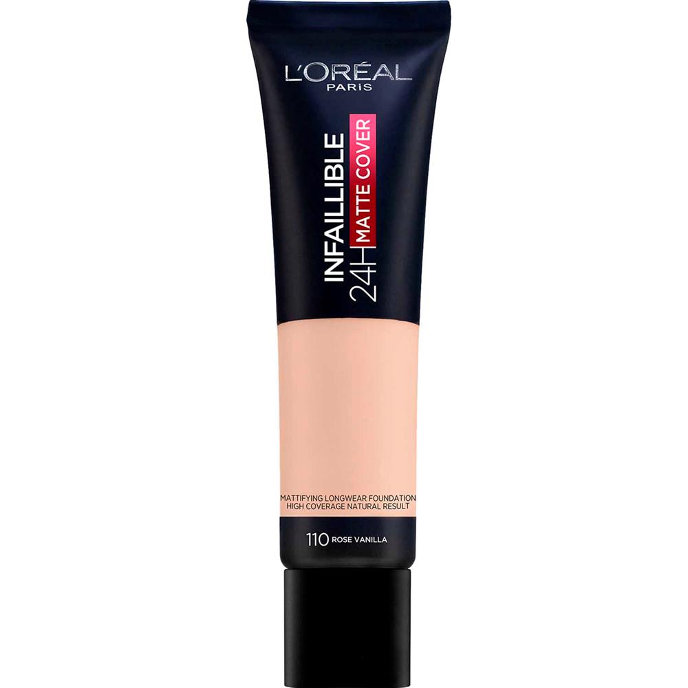 Back Image for L'Oreal Paris Infallible Matte Cover 110 Rose Vanilla