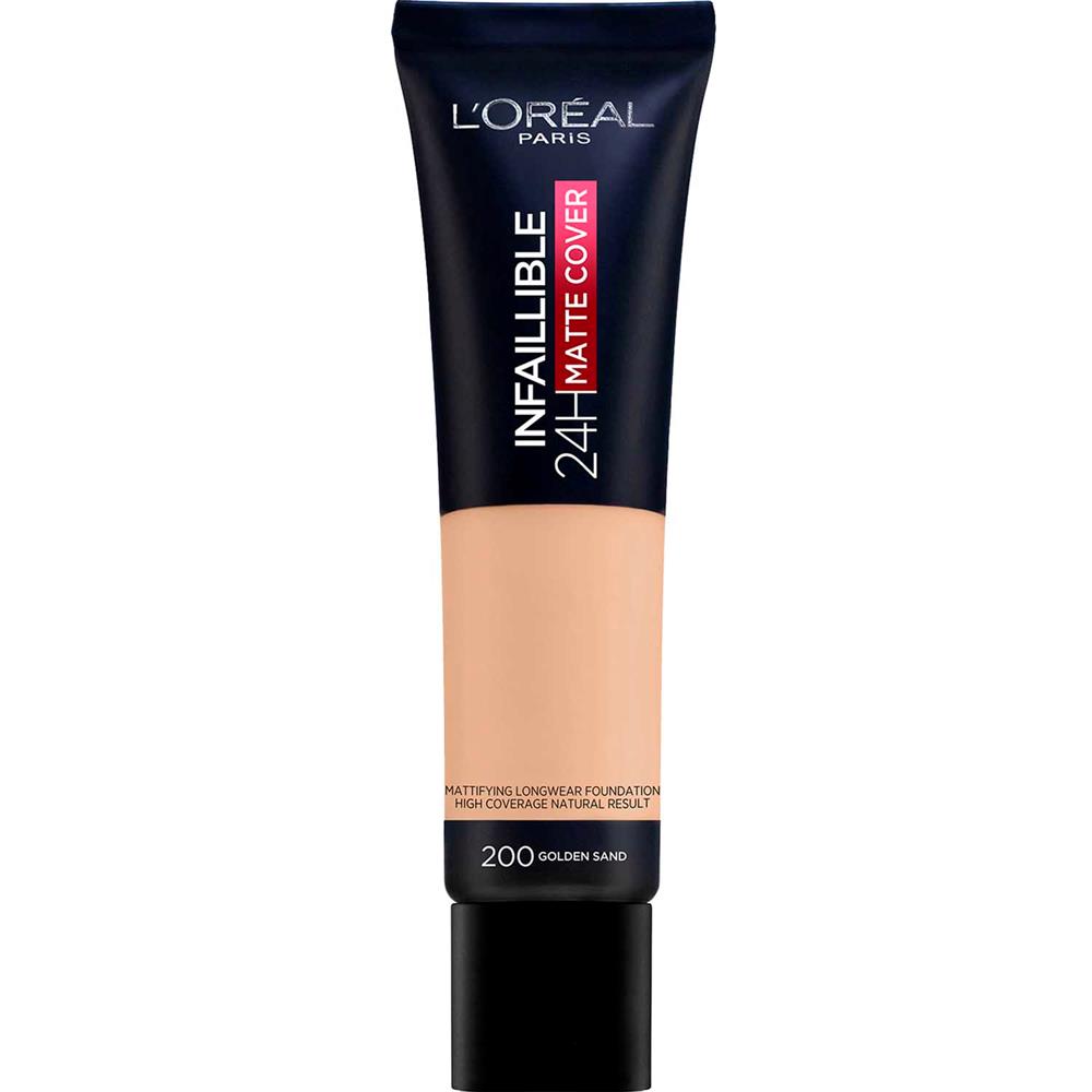 Back Image for L'Oreal Paris Infallible Matte Cover 200 Golden Sand