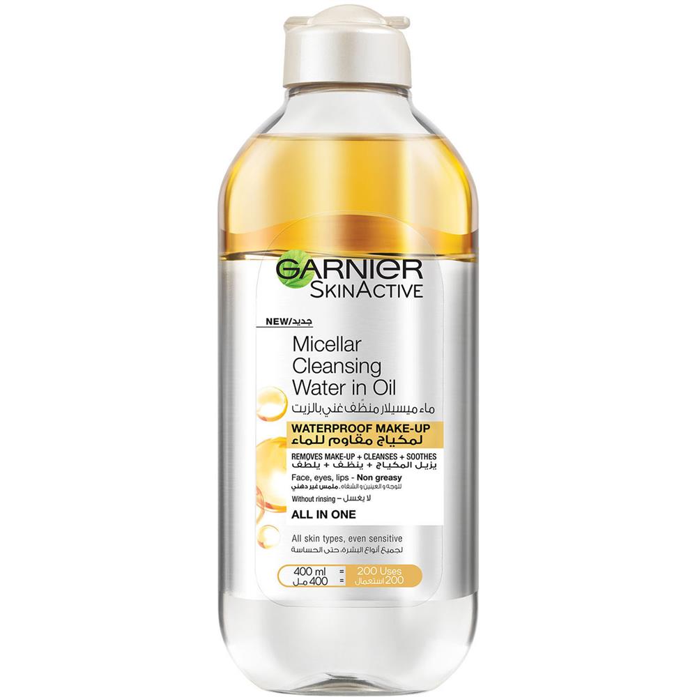 Back Image for Garnier Skinactive Micellar Cleansing Water With Oil 400ml