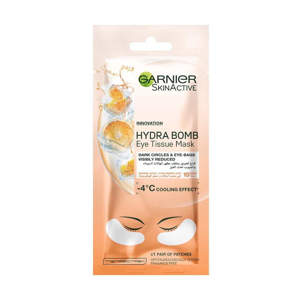 Back Image for Garnier Skinactive Orange Juice Eye Tissue Mask