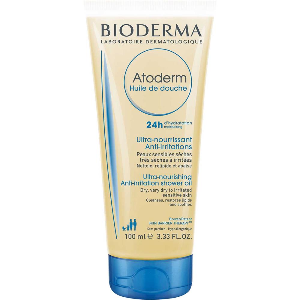 Bioderma Atoderm Nourishing Anti irritation Shower Oil For Dry Skin & Irritated Sensitive Skin 100ml