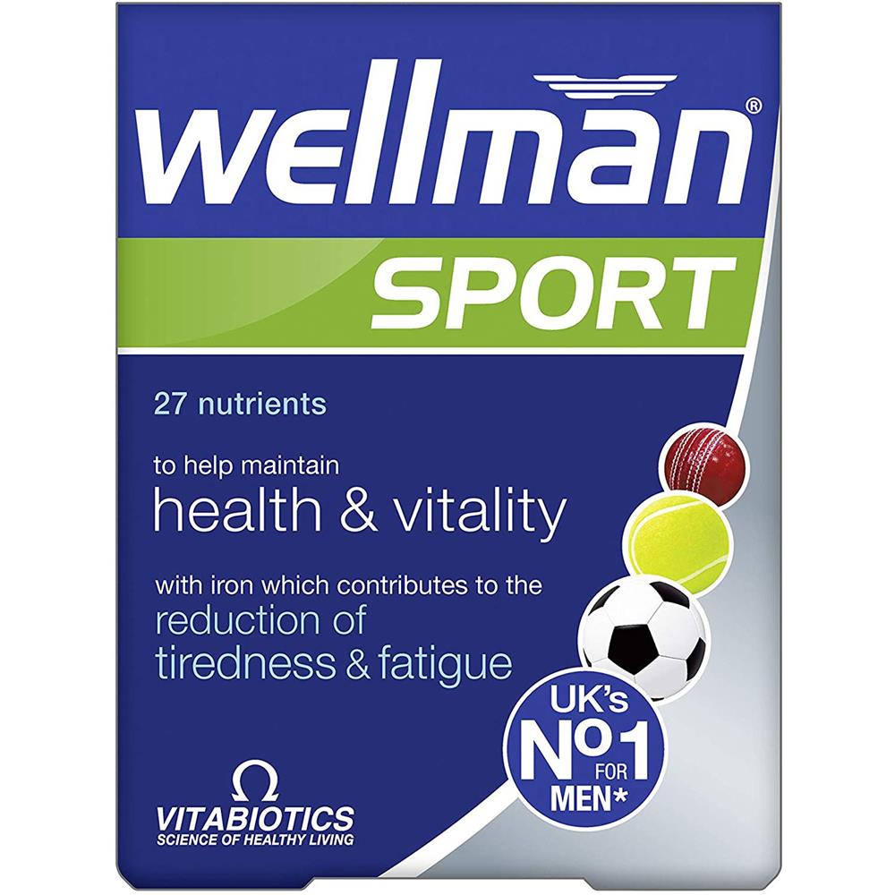 Back Image for Vitabiotics Wellman Sport Tablets 30's