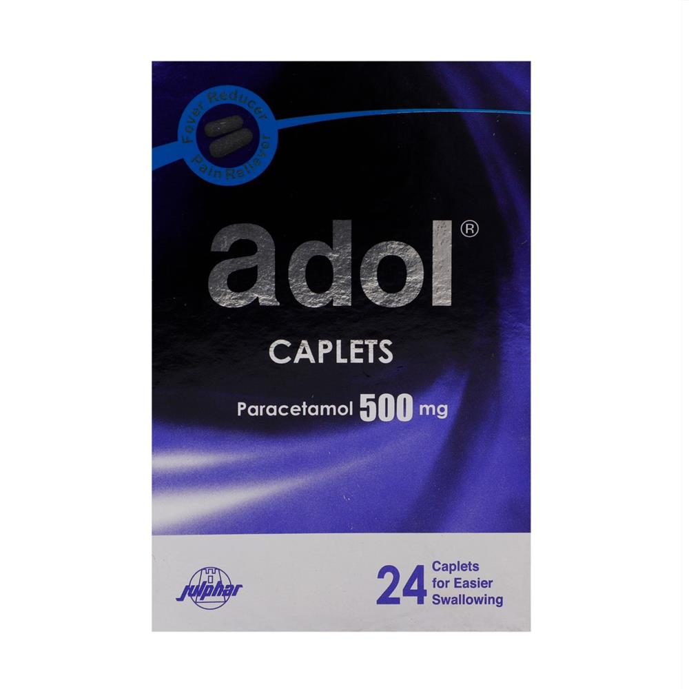 Back Image for Adol Caplets 500mg 24's