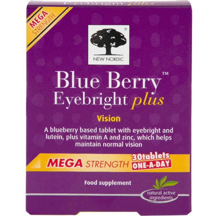 New Nordic Blue Berry Eyebright Plus One-a-Day 30 Tablets