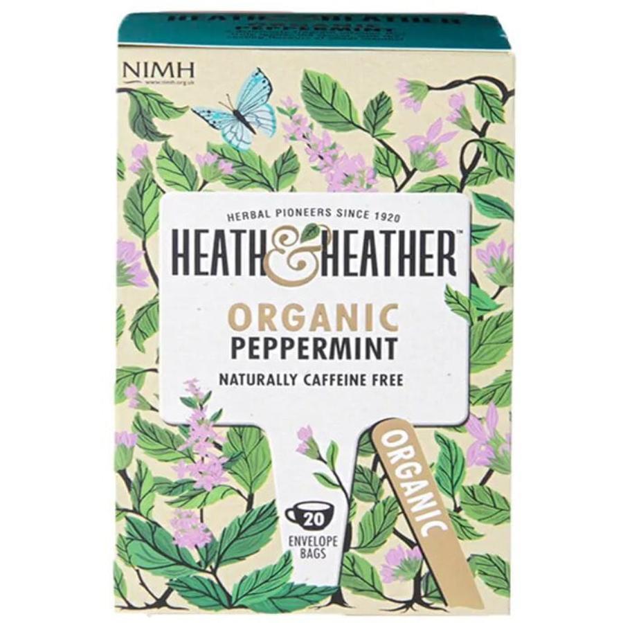 Heath & Heather Organic Peppermint Tea 20 Tea Bags