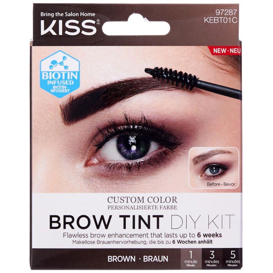 Kiss Brow Tint Diy Kit Brown
