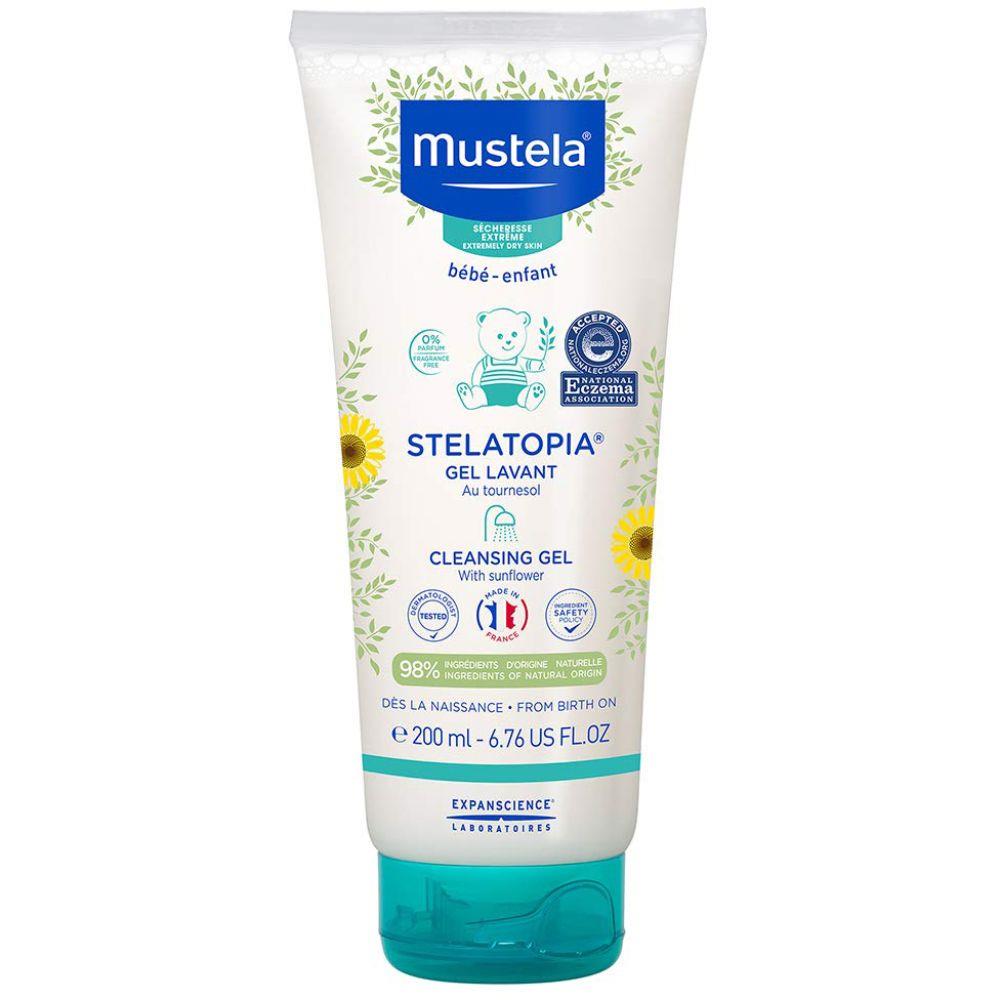 Back Image for Mustela Stelatopia Cleansing Gel 200ml