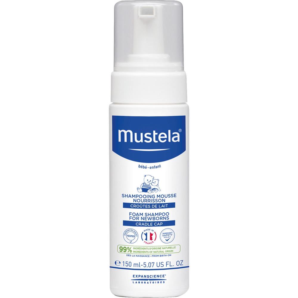 Back Image for Mustela Foam Shampoo For Newborns Cradle Cap 150ml