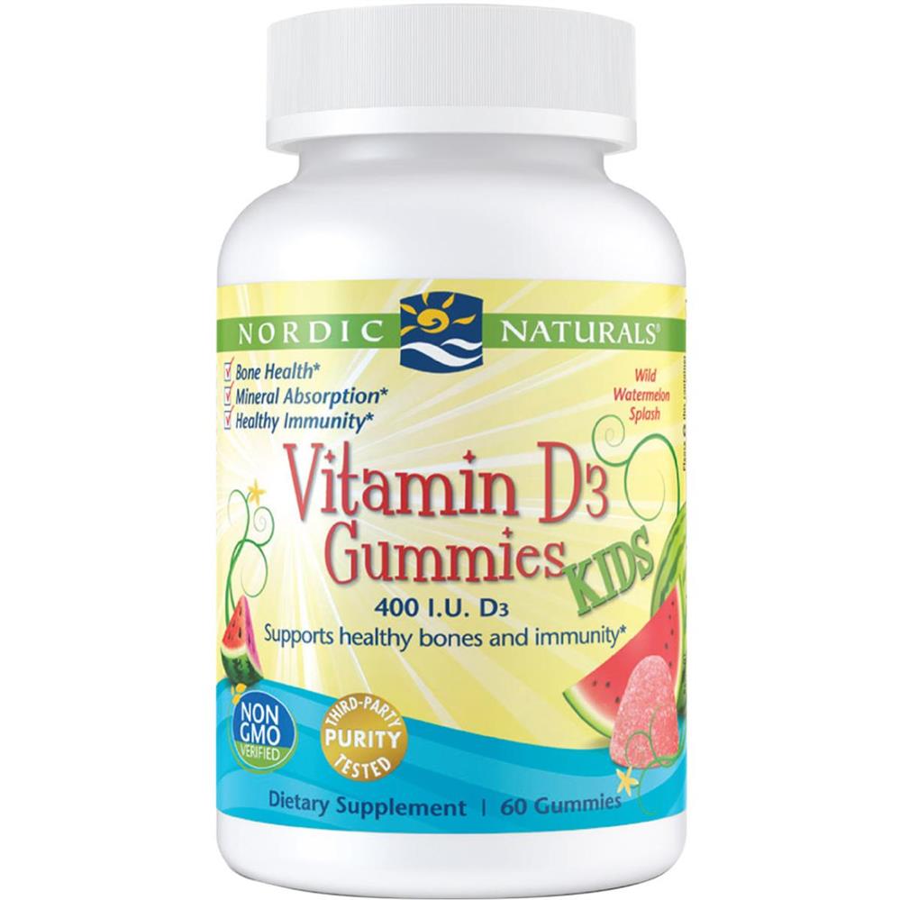 Nordic Naturals Vitamin D3 Gummies For Kids, Pack of 60's