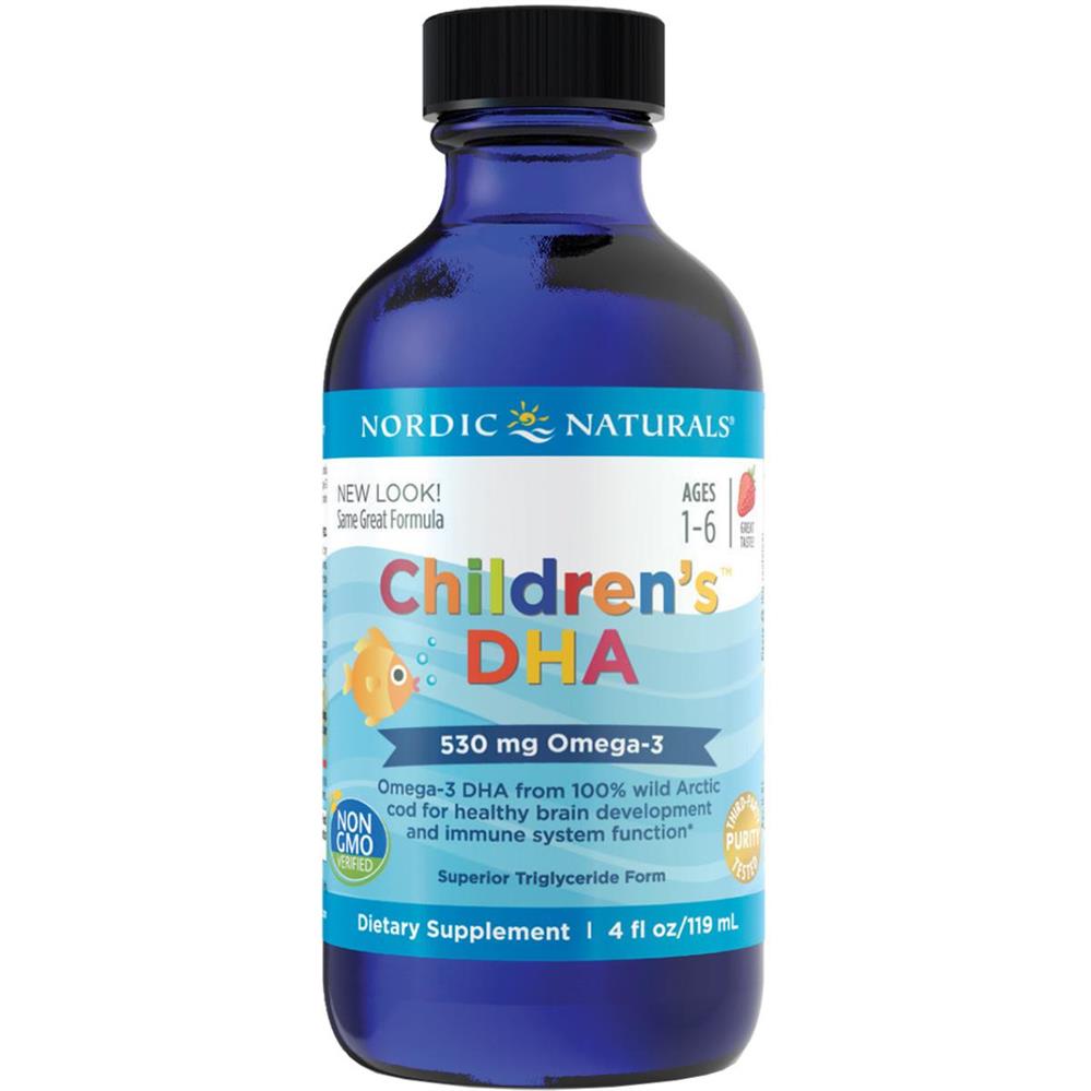 Nordic Naturals Children's DHA Supplement, Omega 3 Liquid 119ml