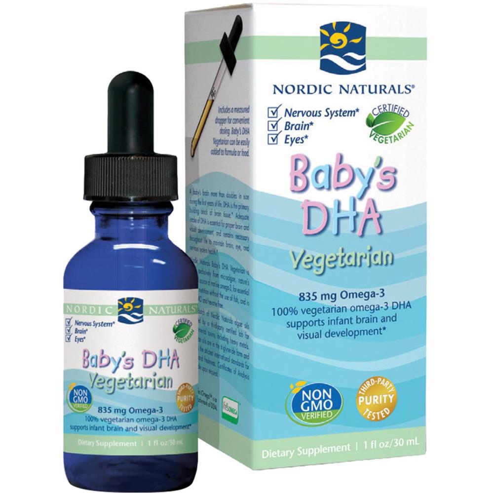 Nordic Naturals Baby's DHA Supplement, 1050mg Omega 3 Liquid 30ml