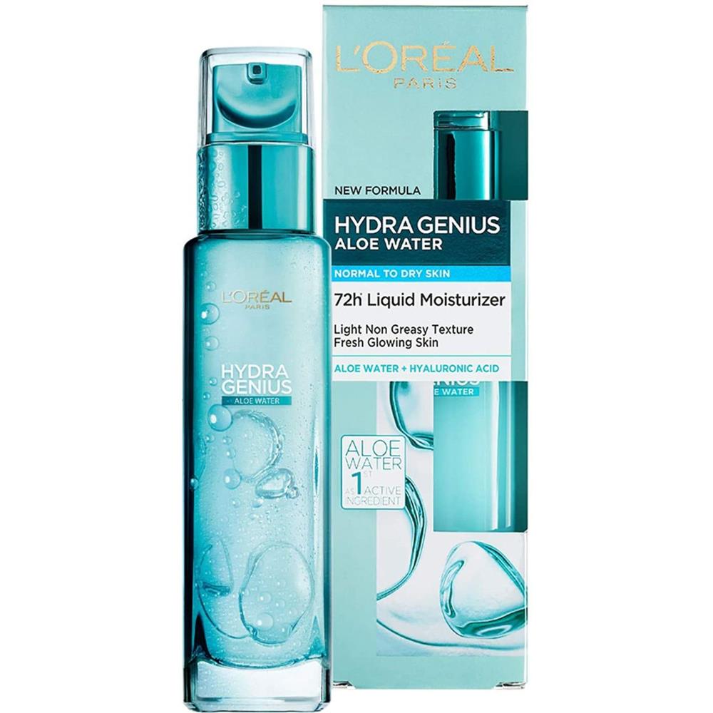 Back Image for L'Oreal Paris Hydra Genius Aloe Water Normal To Dry Skin For Women 70ml