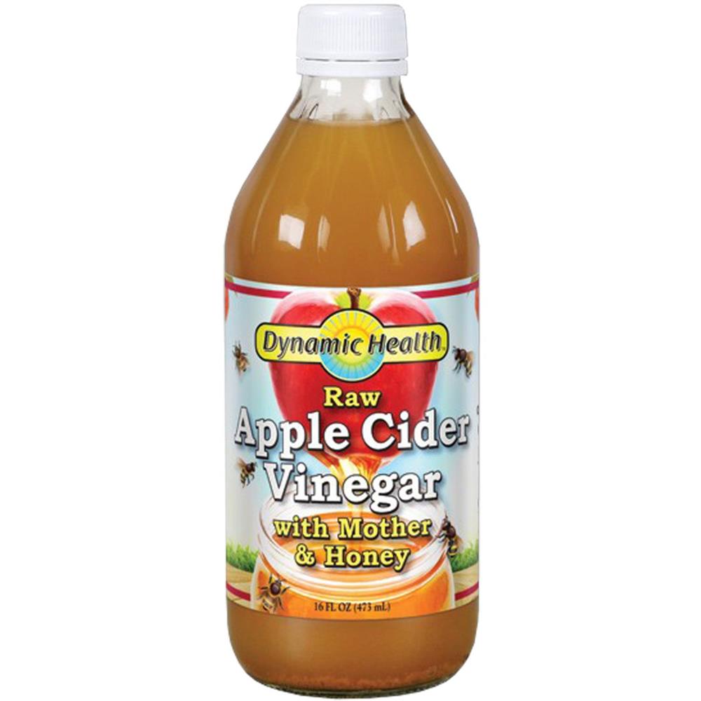 Dynamic Health Apple Cider Vinegar With Mother & Honey 16 Fl. Oz