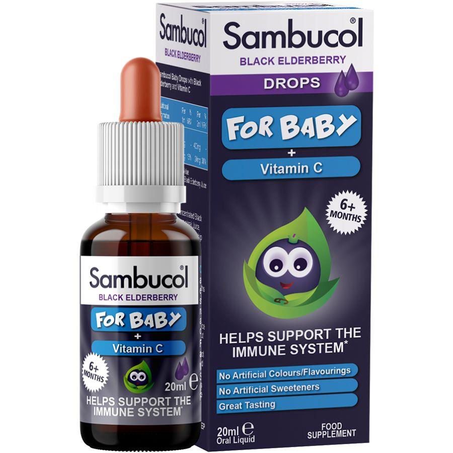 Sambucol Vitamin C Baby Drops For Immunity 20ml