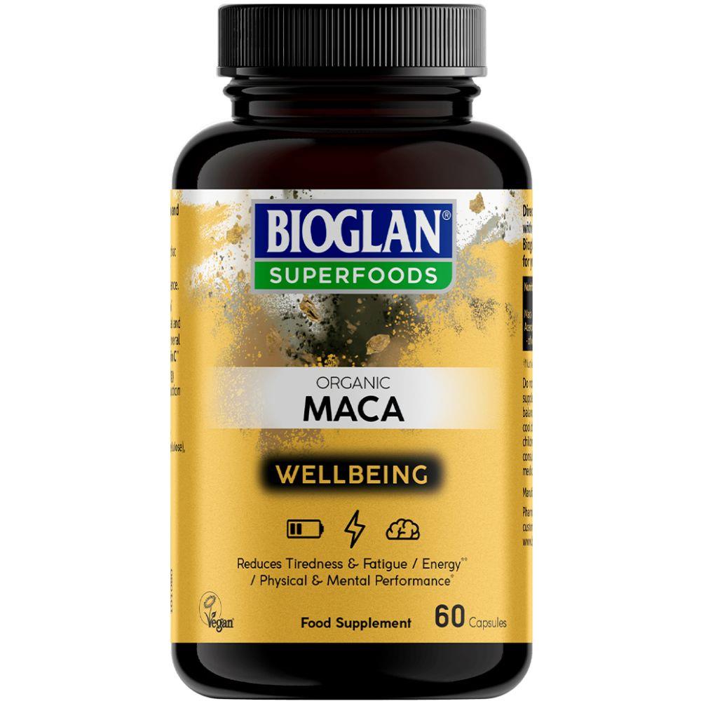 Product Image for Bioglan Superfoods Organic Maca Capsules 60's