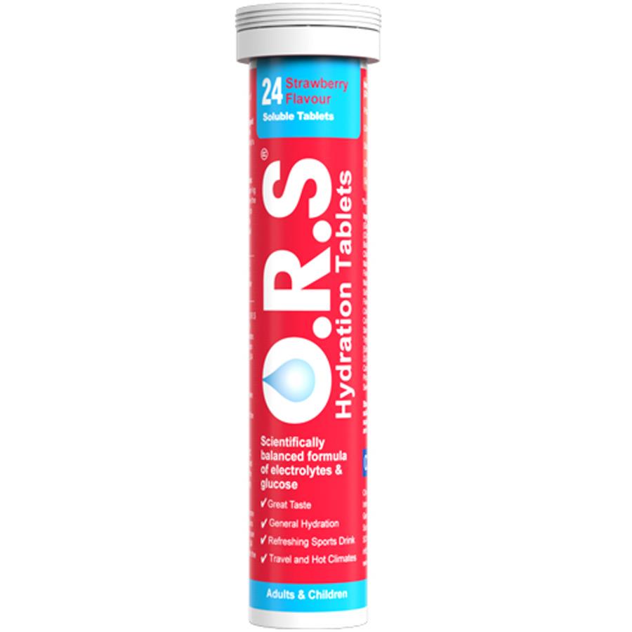 ORS Strawberry Soluble Tablets 24's