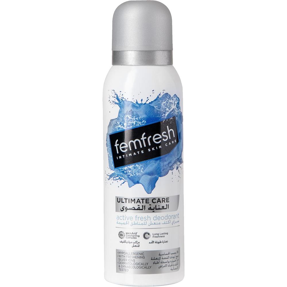 FemFresh Intimate Active Fresh Deodorant 125ml