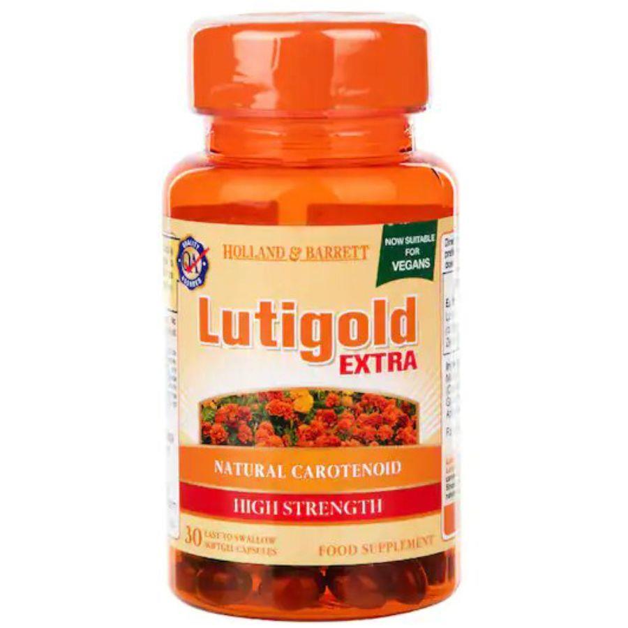 Back Image for Holland & Barrett Lutigold Extra 20mg Capsules 30's