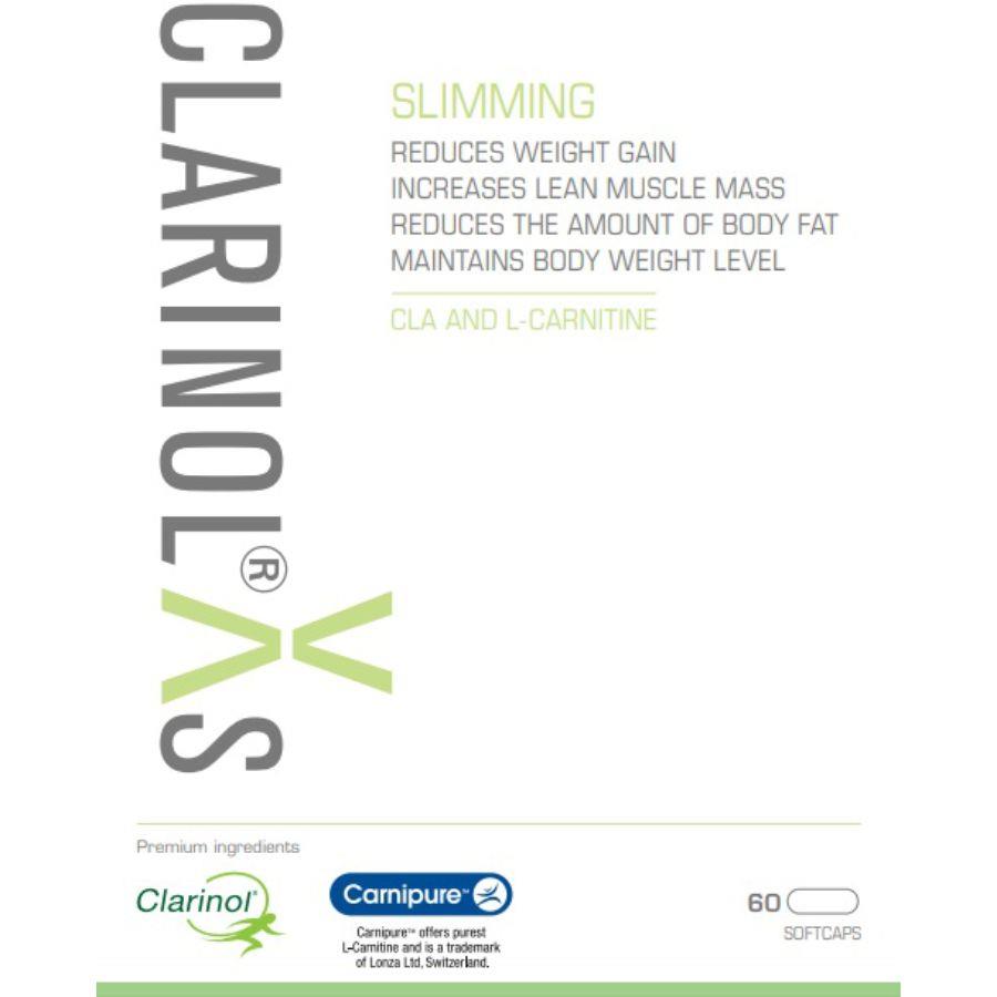 Back Image for Clarinol-Xs Slimming Softgel Capsules 60's