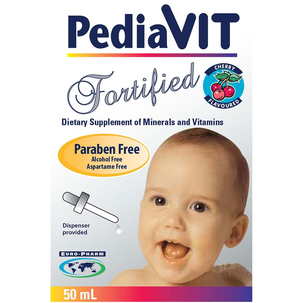 Back Image for Pediavit Fortftifed 50ml