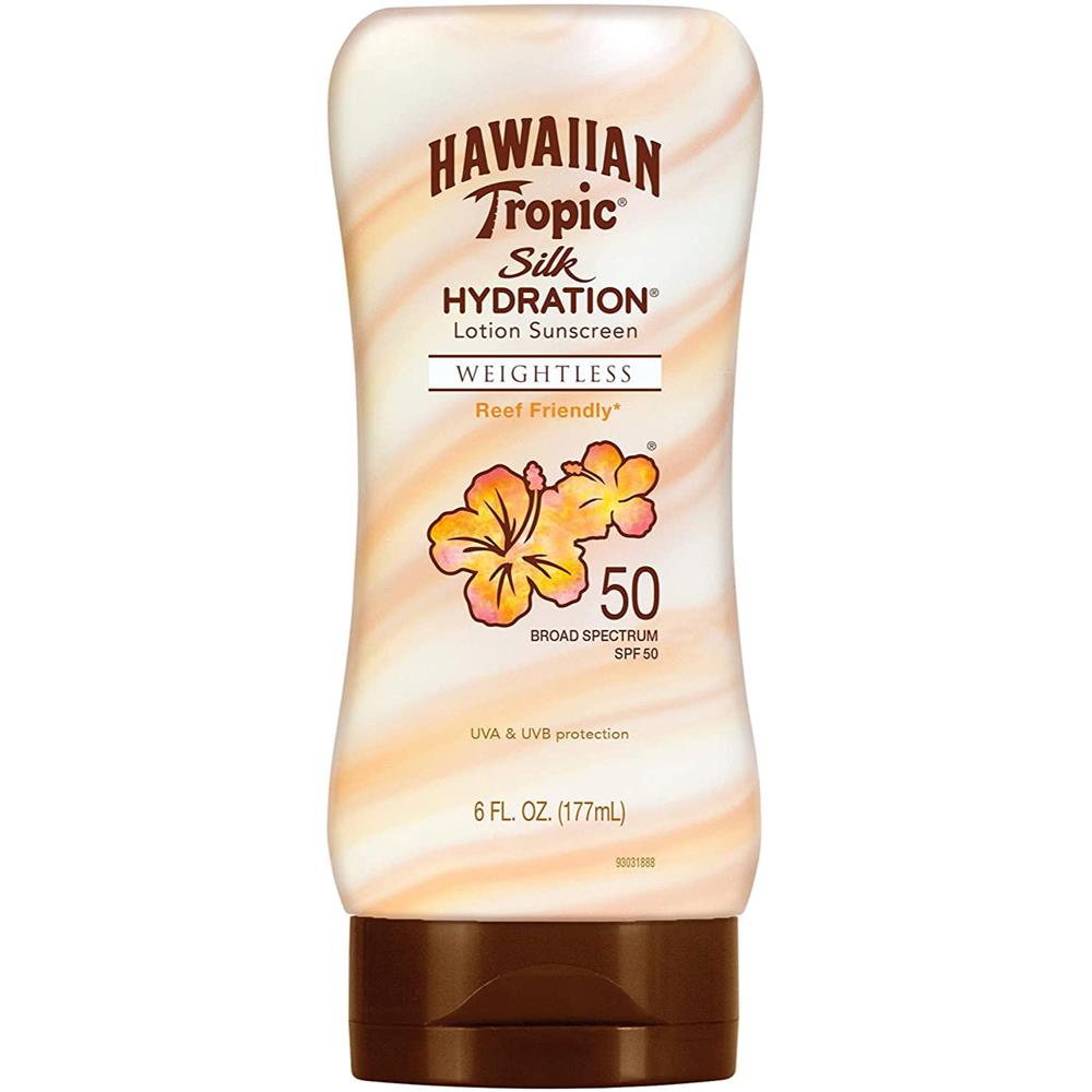 Hawaiian Tropic Silk Hydration Weightless Continous Spray Sunscreen SPF 50 177ml