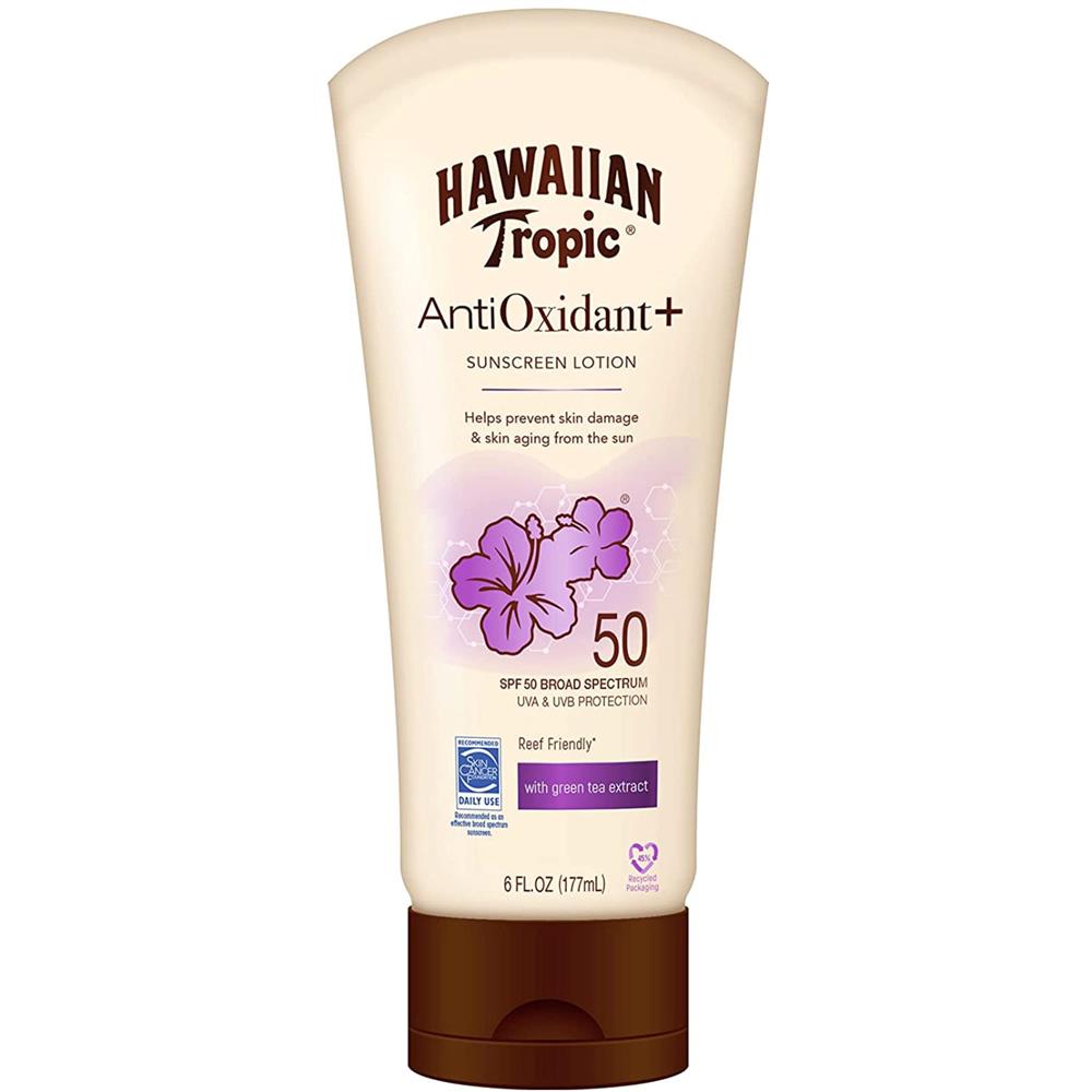 Hawaiian Tropic Antioxidant Sunscreen Lotion SPF50 177ml