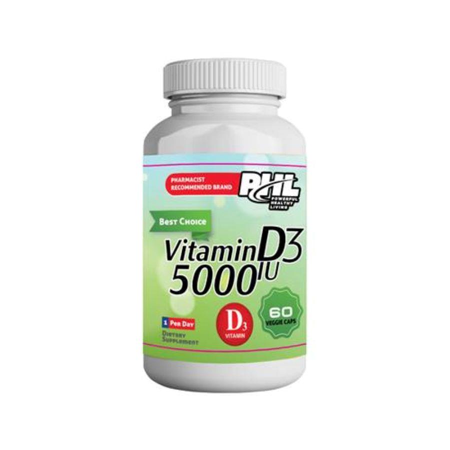 PHL VITAMIN D3 4000 IU 60 CAPS